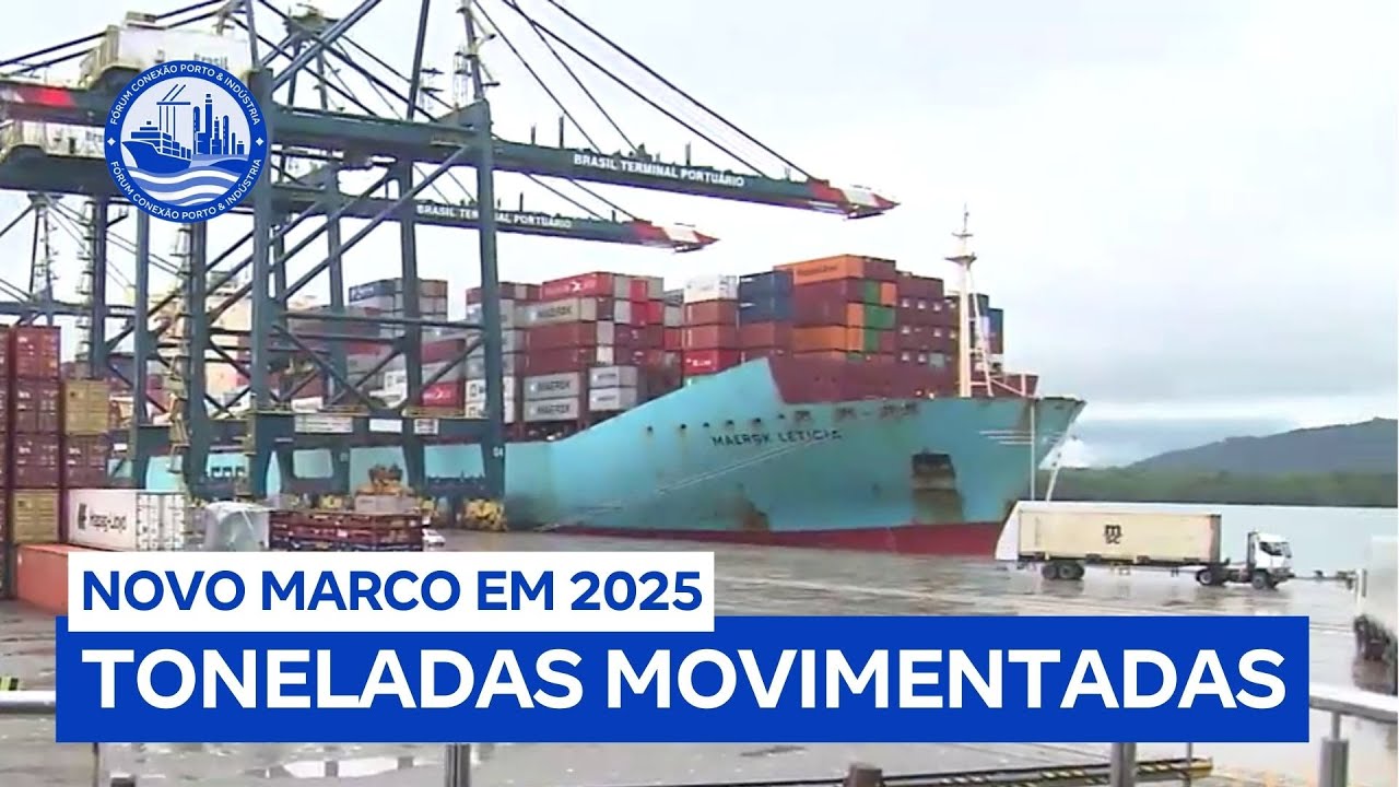 Diretor do SOPESP comenta resultados da movimentação de cargas no Porto de Santos
