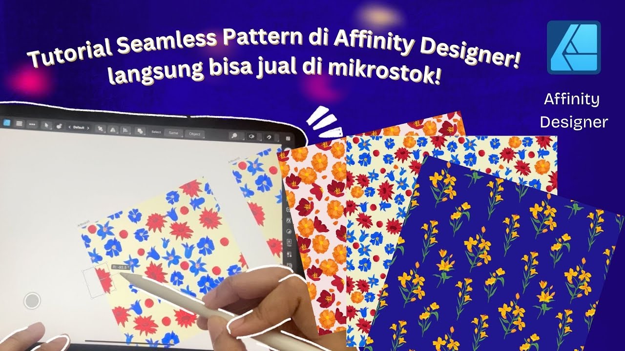 Cara gampang Membuat Seamless Pattern di  Affinity Designer 2