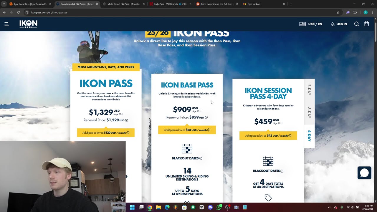epic vs ikon pass 2025-2026