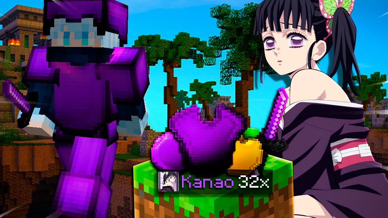 Kanao Tsuyuri 32x - minecraft bedwars texture pack (anime texture pack)