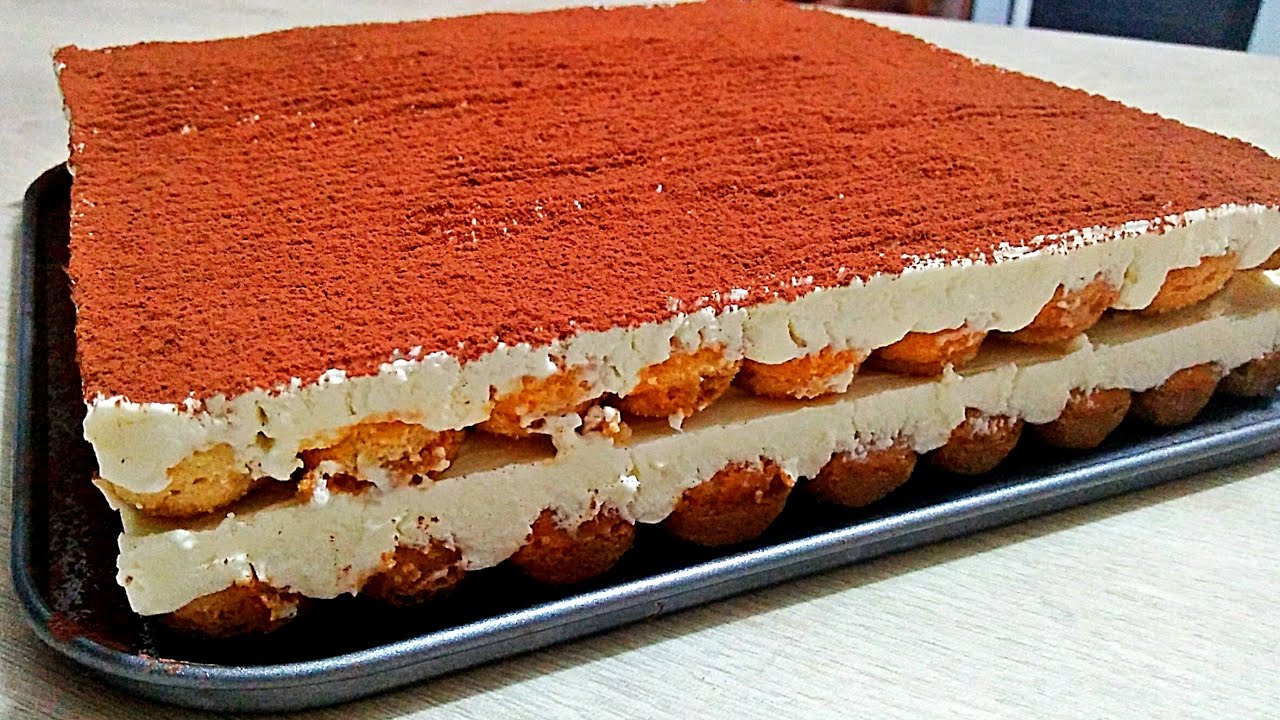 الذ😋 مايوجد في عالم الكيك تيراميسو الايطالي روعة روعة بدون بيض متشبعووش منو بالتفصيل الممل للمبتدئات