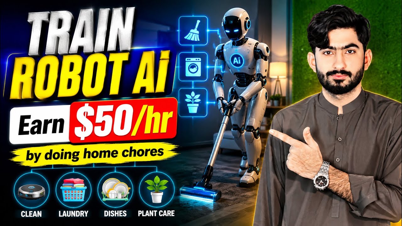 Train AI Robots & Earn $50/Hour Doing Home Chores? (Step-by-Step Guide) 