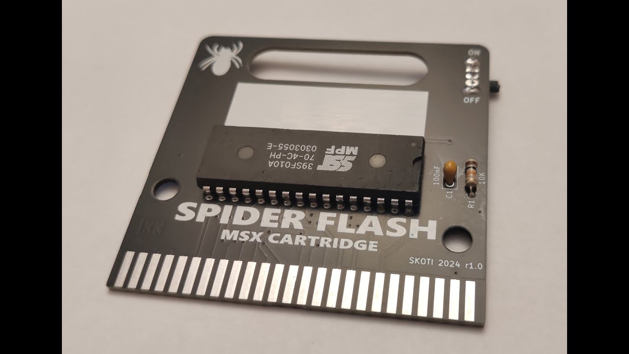 MSX Spider Flash Cartridge
