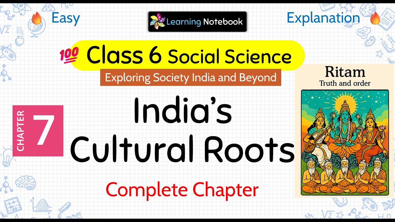 Class 6 India’s Cultural Roots - Class 6 SST Exploring Society India and Beyond Chapter 7