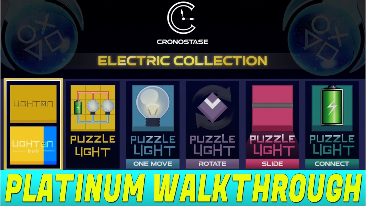 Cronostase Electric Collection Platinum Walkthrough | Trophy & Achievement Guide - Crossbuy PS4, PS5
