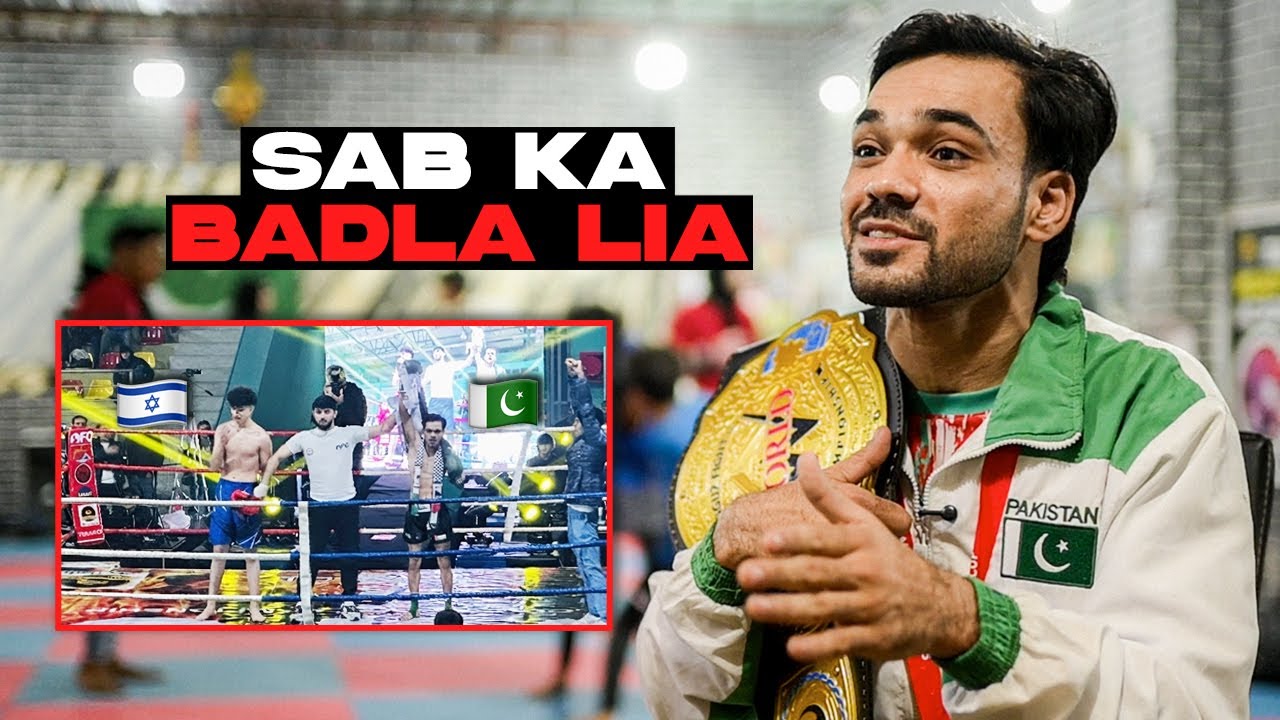 Agha Kaleem Is HERO | Pakistani Kick-Boxer Defeats Isr*eli Opponent in World Cup