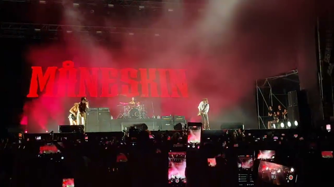 Maneskin Istanbul Live - ZITTI E BUONI - Küçükçiftlik Park - 23/07/22