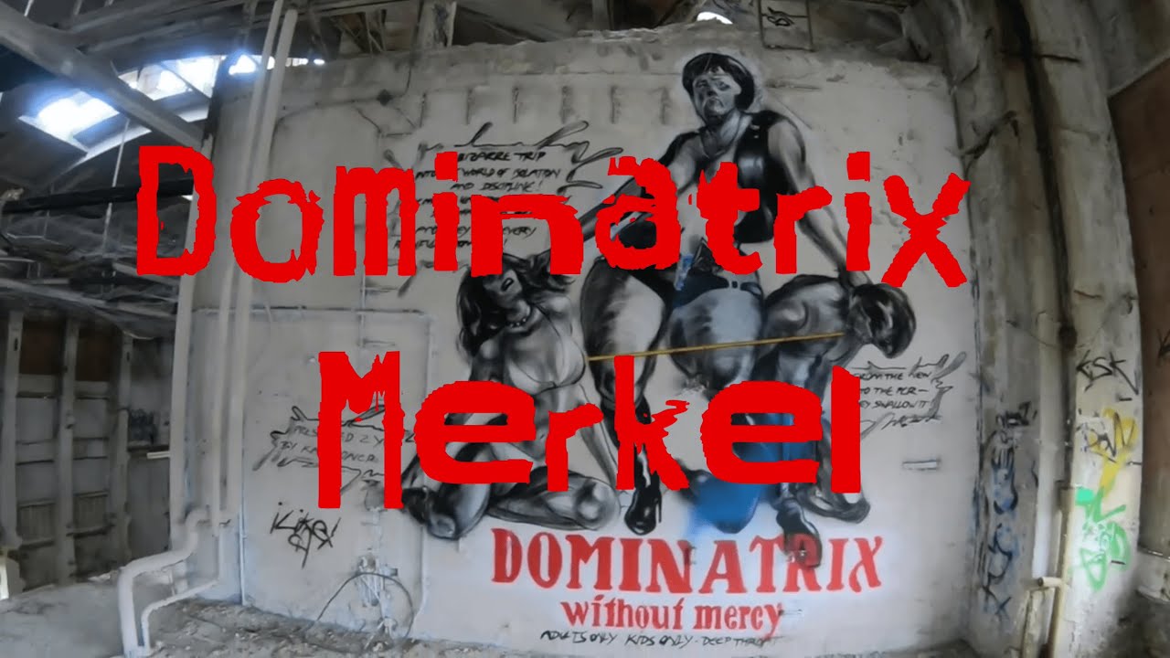 Das alte Chemiewerk Rüdersdorf - Dominatrix Frau Merkel