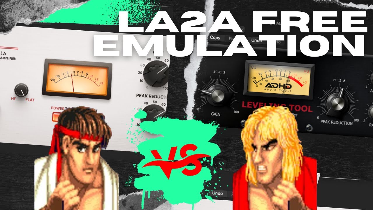 LA- 2A Tube Compressor FREE Emulation | Which one sounds better ?