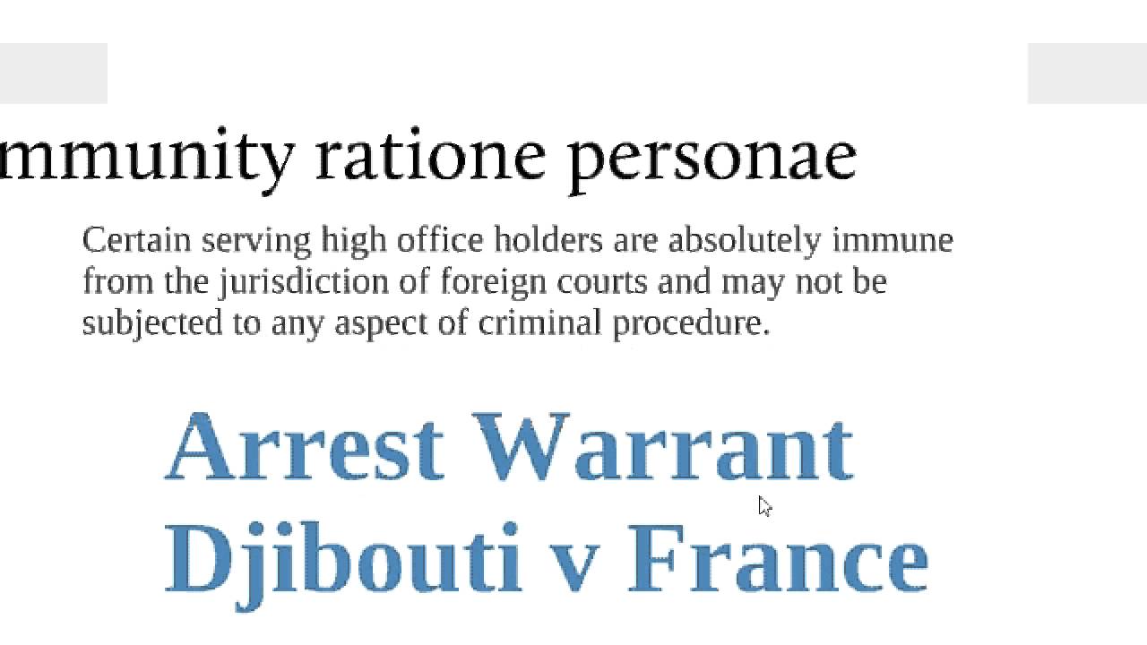 State immunity in Public International Law