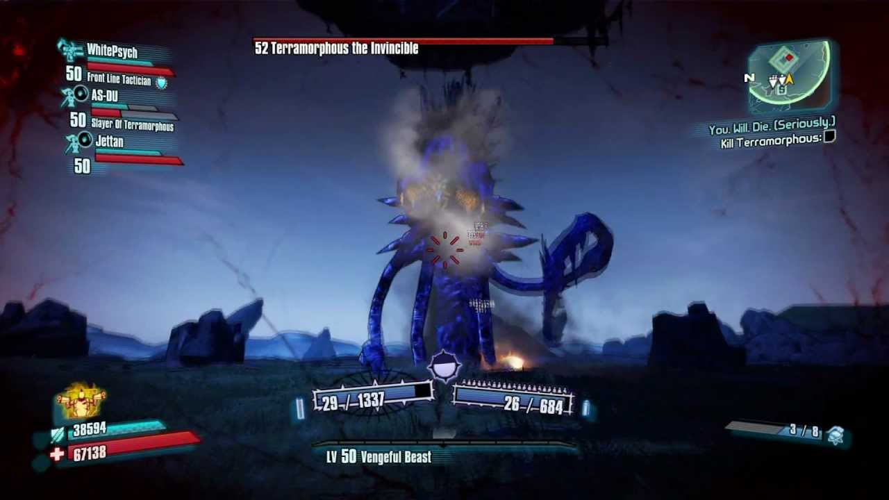 Borderlands 2 - Terramorphous the Invincible Boss Fight