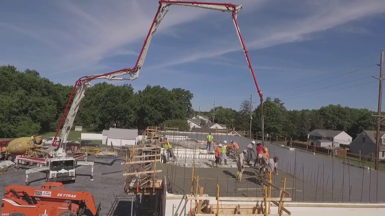 Insul-Deck ICF Floor - Concrete Pour