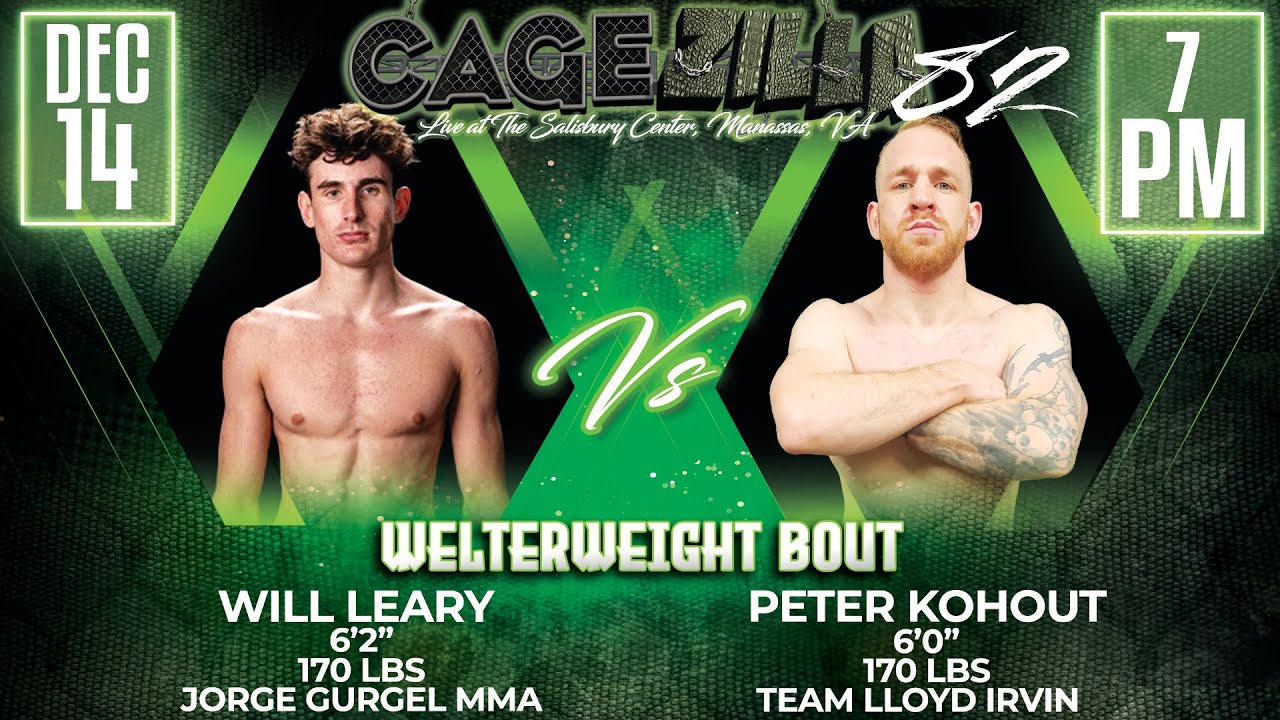 CageZilla 82 - Will Leary vs Peter Kohout