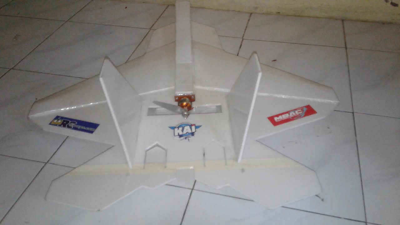 DIY Homemade F22 Raptor RC Foam Plane Modified 2019