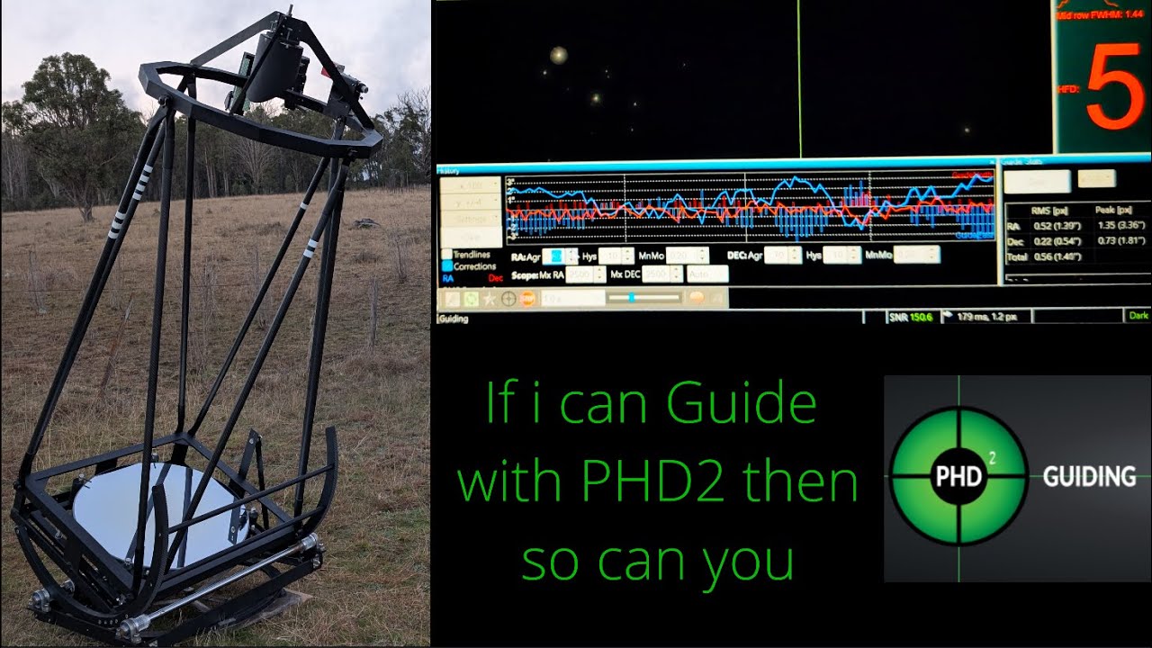 PHD2, гид с моим GoTo Dobsonian
