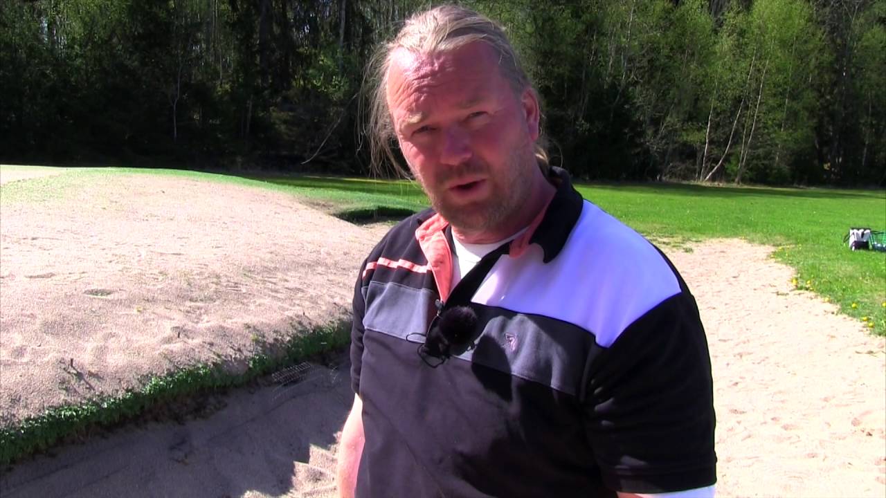 Bunker med Marcus Edblad Kista Golfcenter