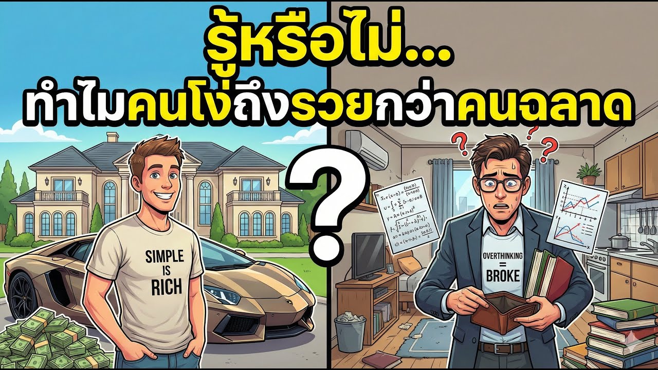 รู้หรือไม่ ทำไมคนโง่ถึงรวยกว่าคนฉลาด