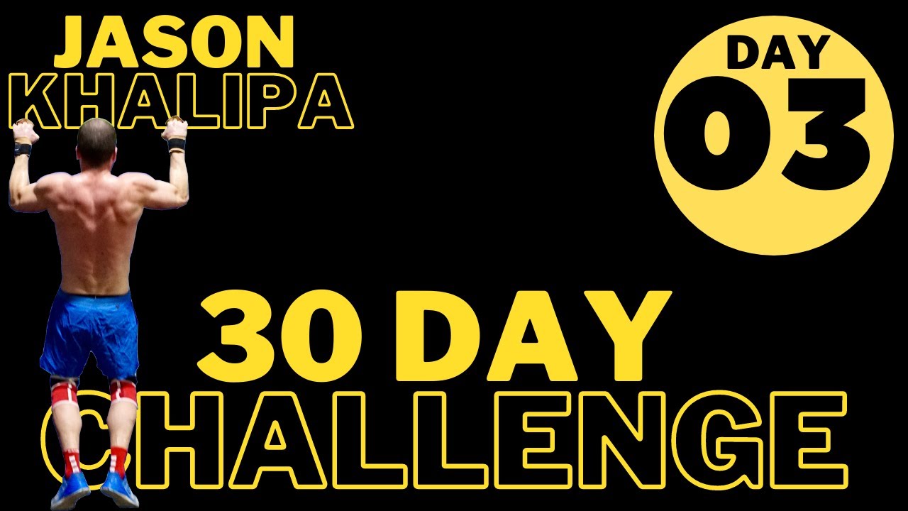 DAY 3 of 30 | Jason Khalipa WORKOUT CHALLENGE | 15 Minute AMRAP |