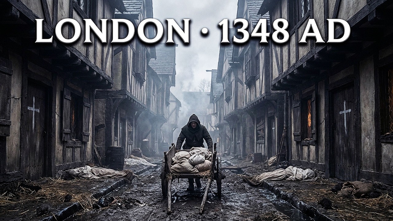 The Black Death in London, 1348 — AI Reconstruction