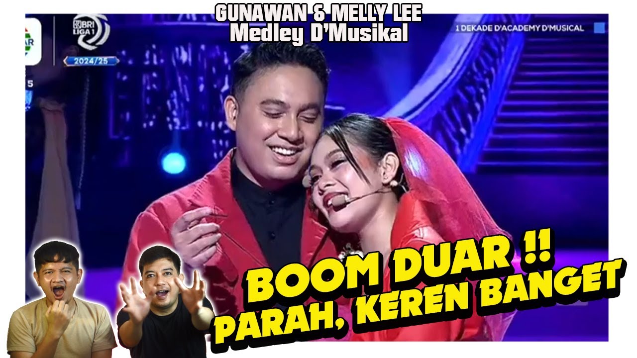 Parah sih ini Melly Lee & Gunawan D'Musikal Medley. Romantis, Keren, Luar Biasa !!