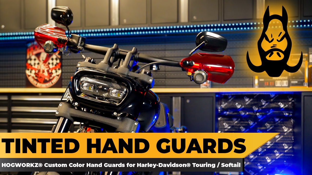 HOGWORKZ® Custom Color Hand Guards for Harley-Davidson® Touring / Softail