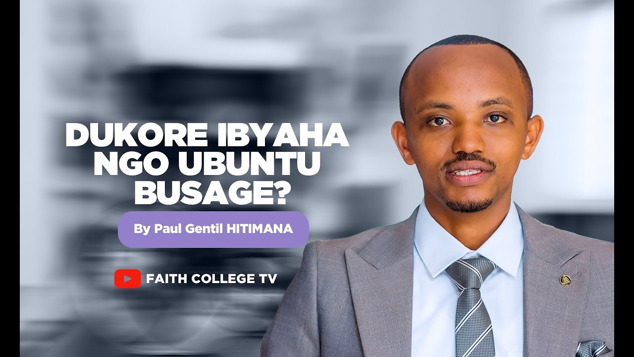 Dukore ibyaha ngo ubuntu busage? / Should we continue sinning so that grace may abound?