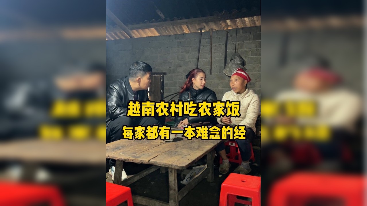 挑战越南农村吃农家饭,家家都有一本难念的经