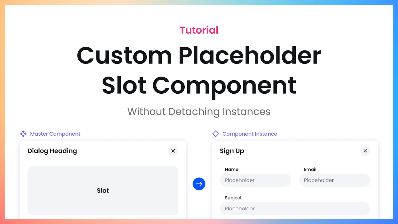 Placeholder Slot Component in Figma