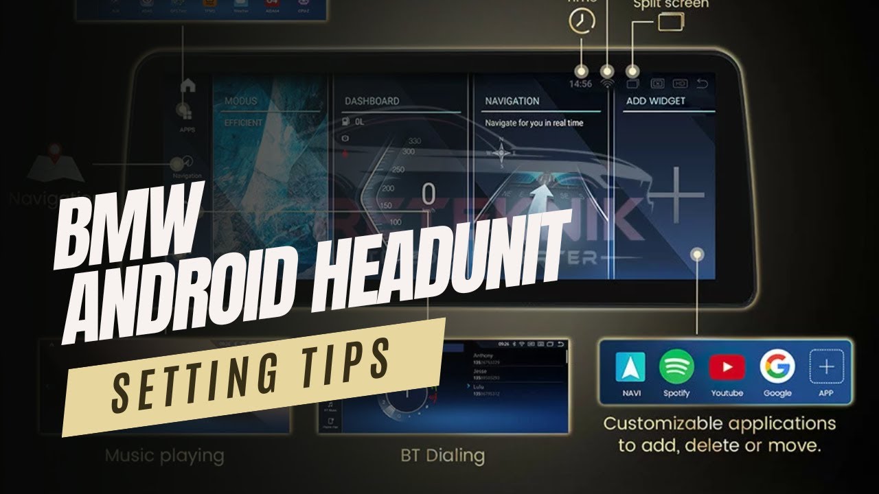 How To Setup BMW Android Head Unit Settings &ndash; Step-by-Step Guide
