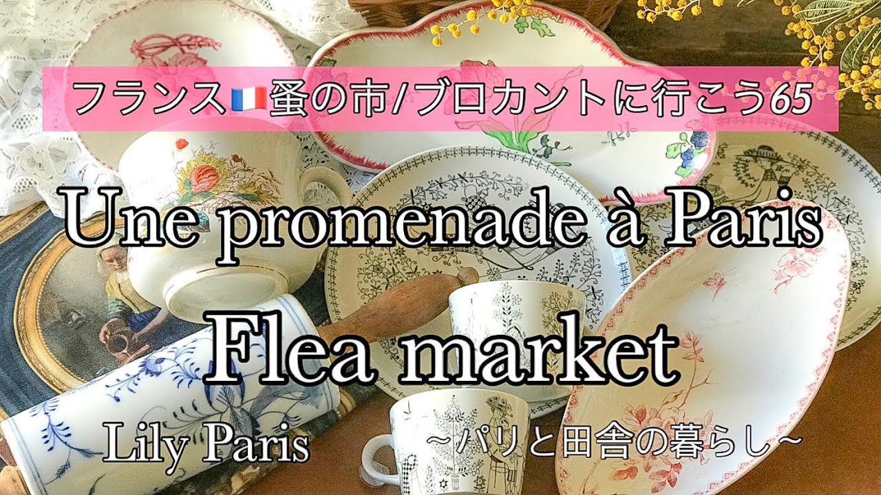 フランス🇫🇷パリ蚤の市🌿パリ5区ジュシューとノルマンディーの蚤の市🌿フィンランドARABIAの食器を発見🌿GIENのラヴィエ🌿購入品のご紹介【🇫🇷蚤の市/ブロカントに行こう65】#99