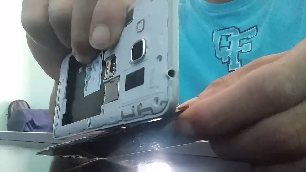 Troca da tela do Gran Prime Dourado