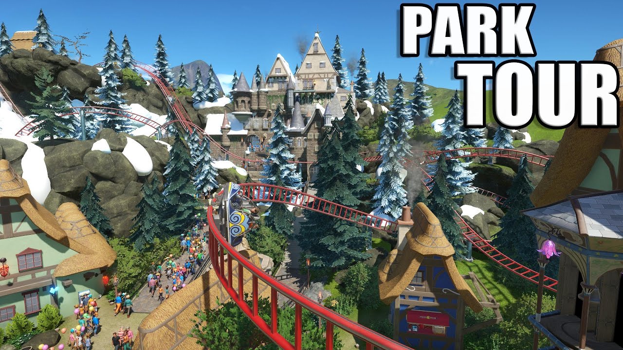 Planet Coaster #45 - SWOOSHBAY PARK TOUR -  Let's Play / Gameplay Deutsch/German