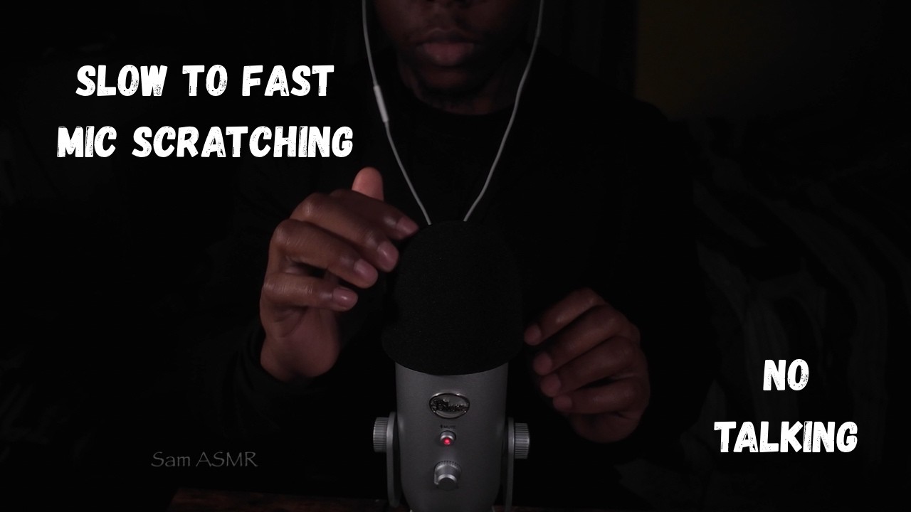 ASMR | Slow to Fast Intense Mic Scratching for Deep Tingles (No Talking)