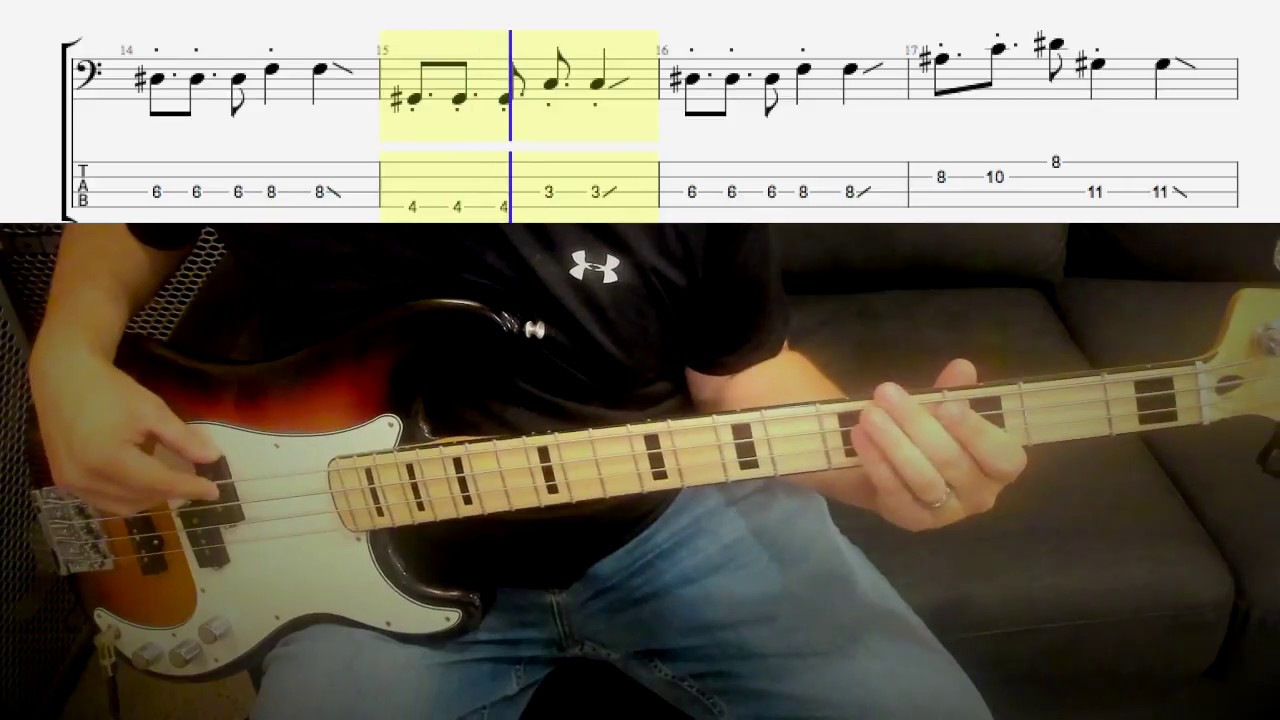 Paramore - Hard Times (Bass Cover with Tab)
