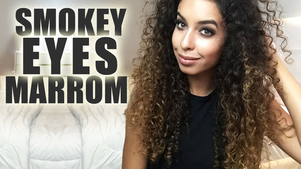 SMOKEY EYES MARROM - MAQUIAGEM