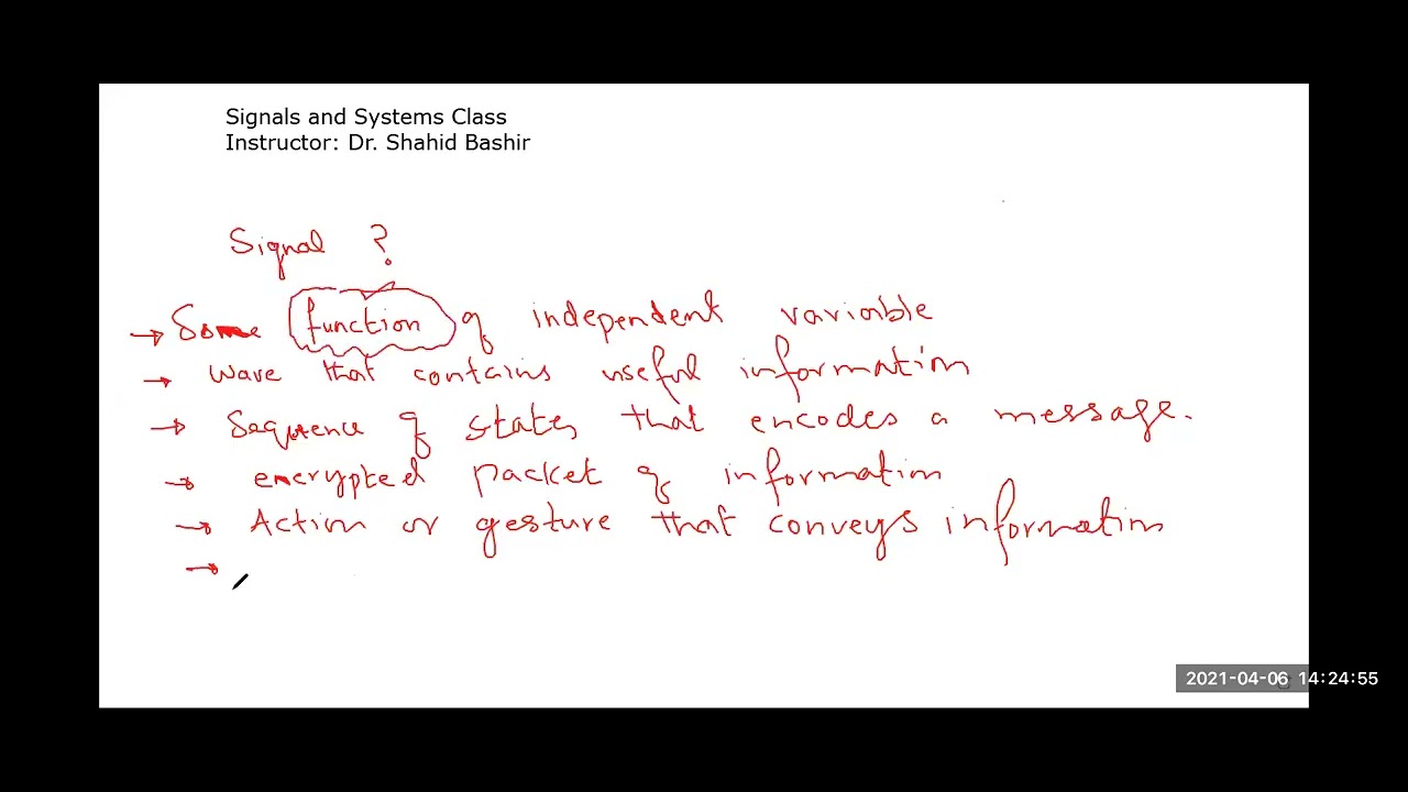 Lecture No. 1 (Part 1)