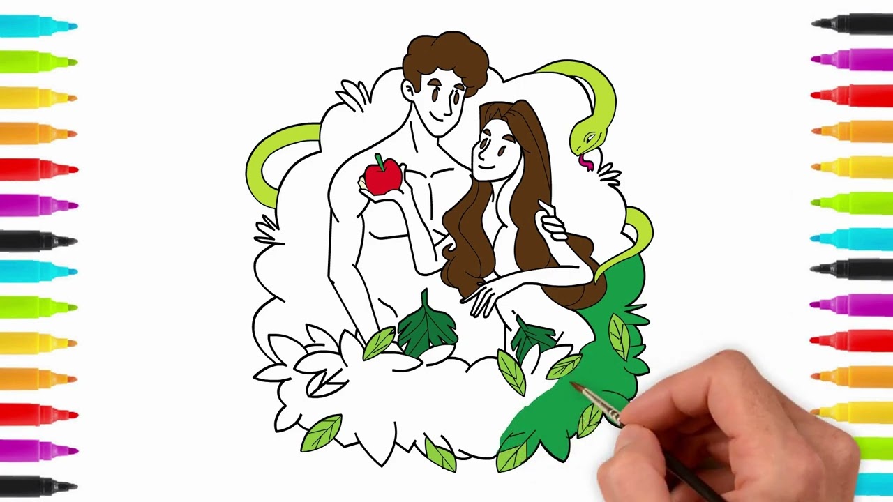 Adam & Eve Doodle | Bible Babies