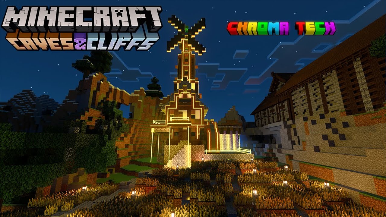Chroma Tech Add-on adds several RGB lighting blocks to Minecraft! Works RTX ON or Off!