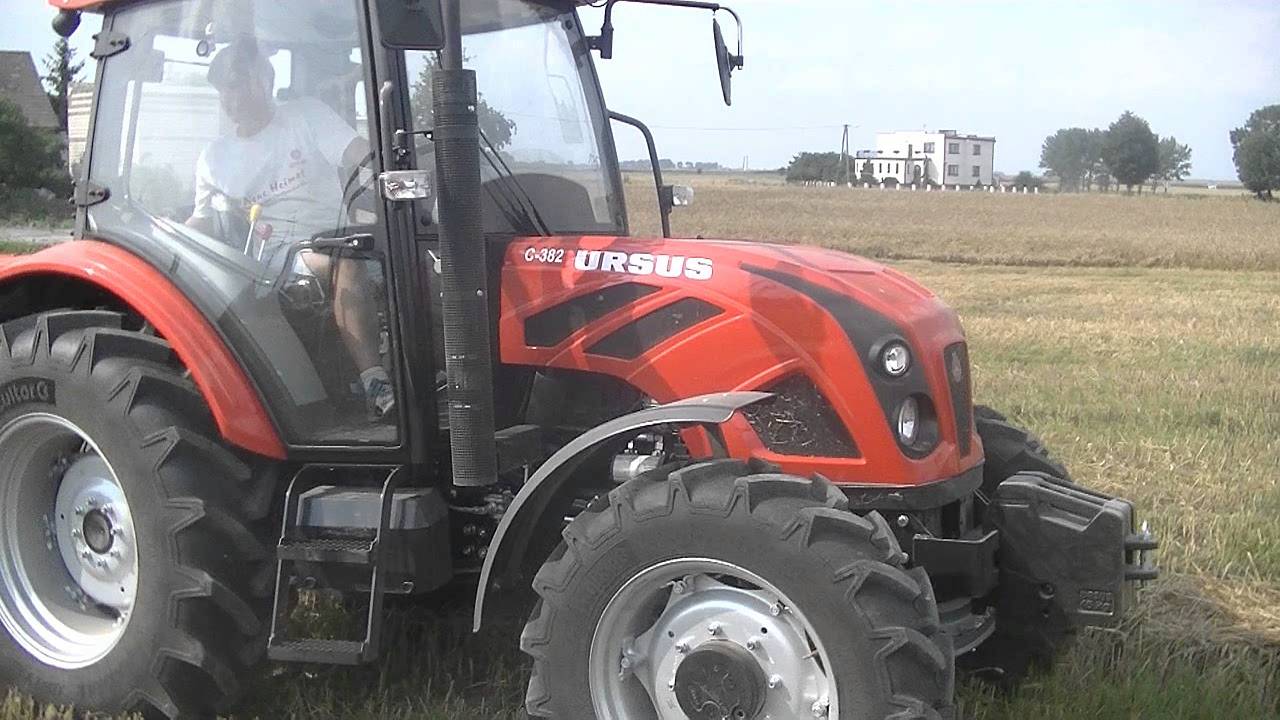 Ursus C-382-nowy nabytek 2016- prasowanie słomy