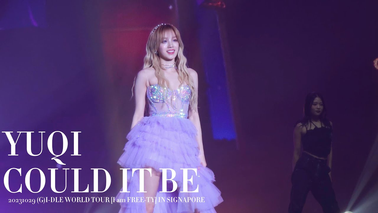231029 (G)I-DLE (여자)아이들 - YUQI 우기 SOLO COULD IT BE WORLD TOUR IN SINGAPORE 新加坡 4K FANCAM