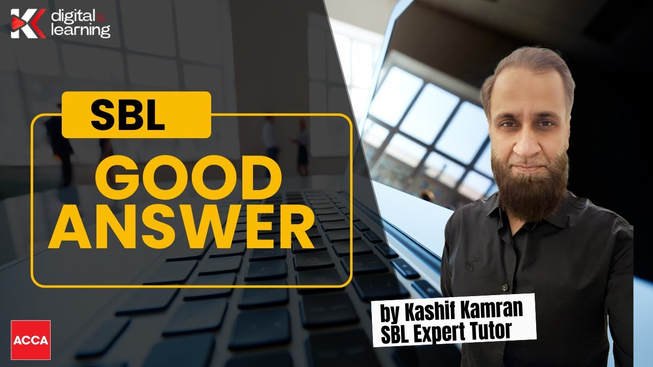 SBL GOOD ANSWER
