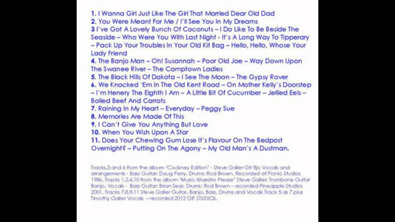 Steve Galler The Songs We Sang 2.wmv