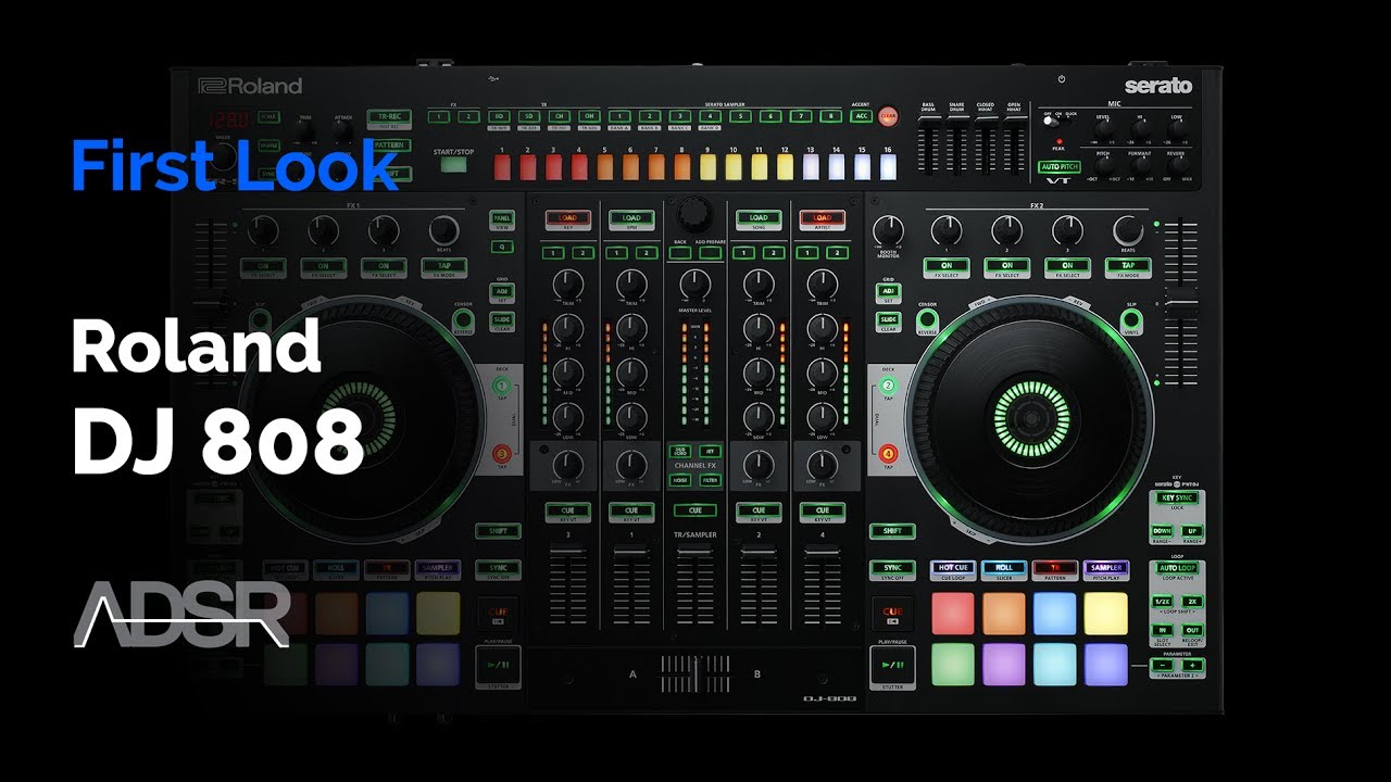 Roland DJ 808 Первый взгляд