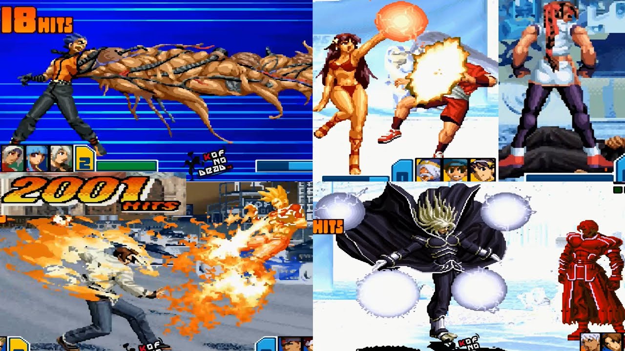KOF 2001 Poderes DM Doble SDM Todos los personajes
