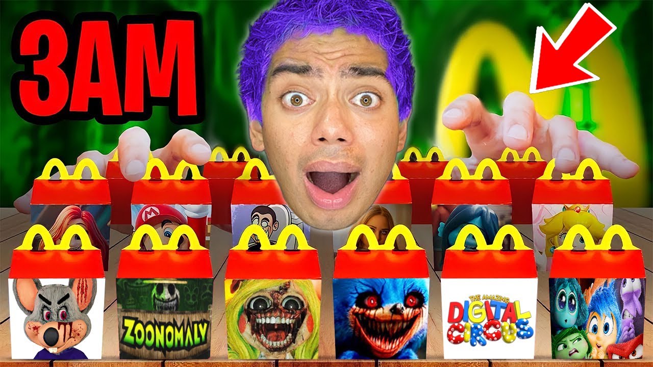 DO NOT ORDER THESE CURSED HAPPY MEALS AT 3AM!! ( INSIDE OUT 2, DIGITAL CIRCUS, ZOONOMALY, & MORE )