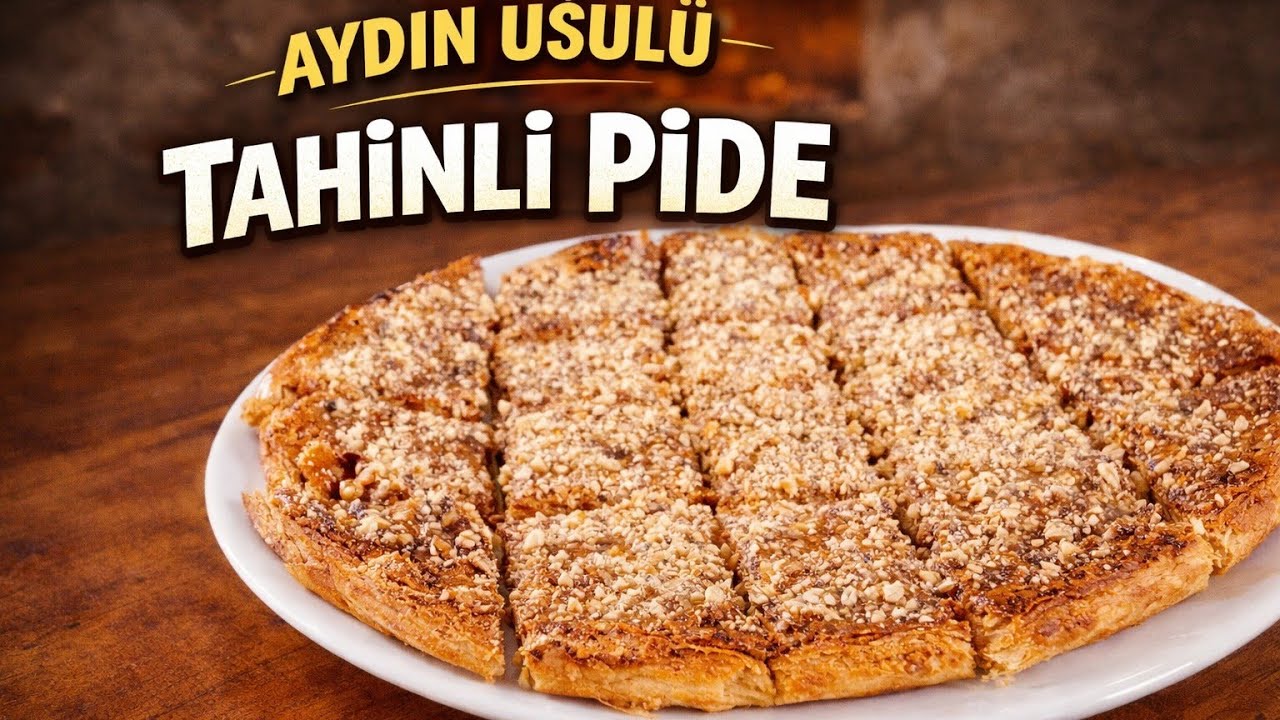 AYDIN USULÜ TAHİNLİ PİDE TARİFİ Tahinli Pide Yapımı 1