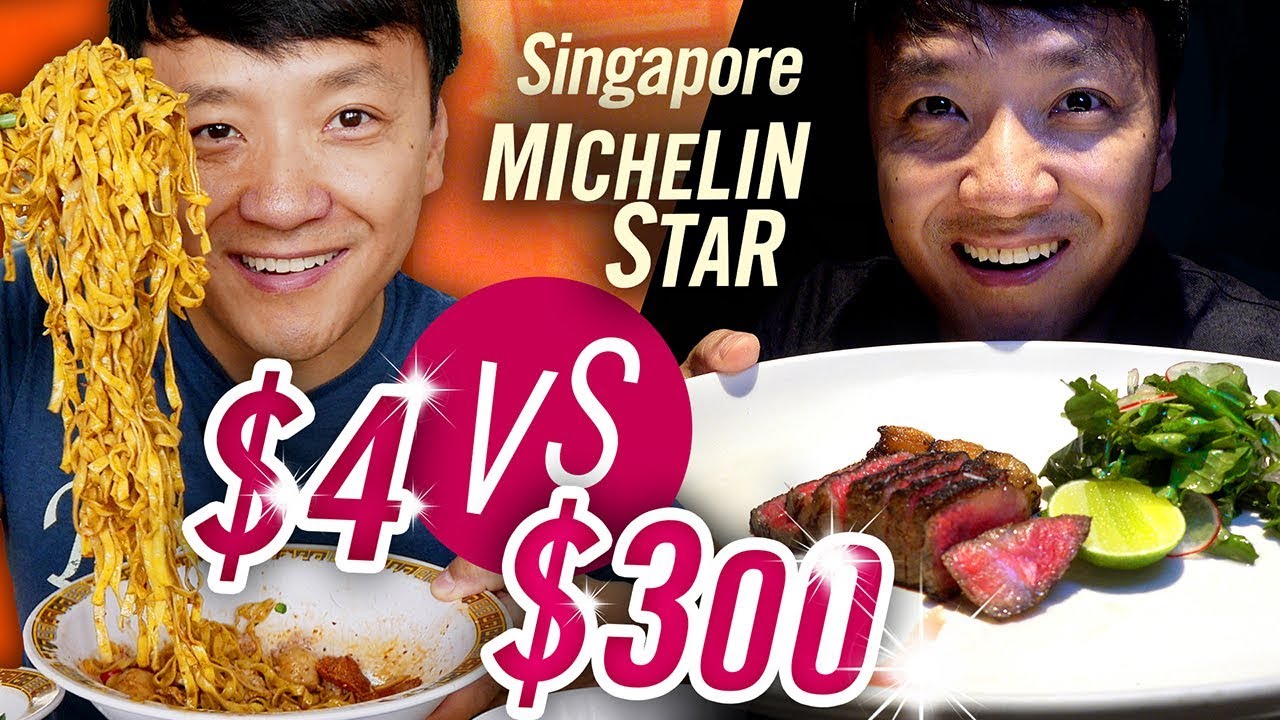 Singapore MICHELIN STAR Food Tour $4 NOODLES vs. $300 BBQ | BEST Spicy Mapo Tofu!