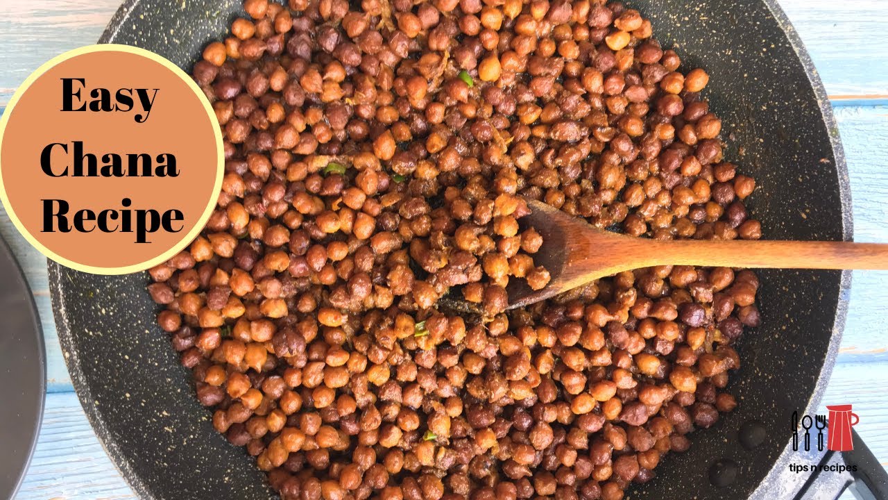 Easy Black chickpeas recipe| Black chana recipe dry