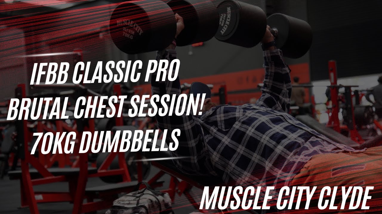 Жесткая тренировка груди | IFBB Classic Pro Training в Muscle City Clyde
