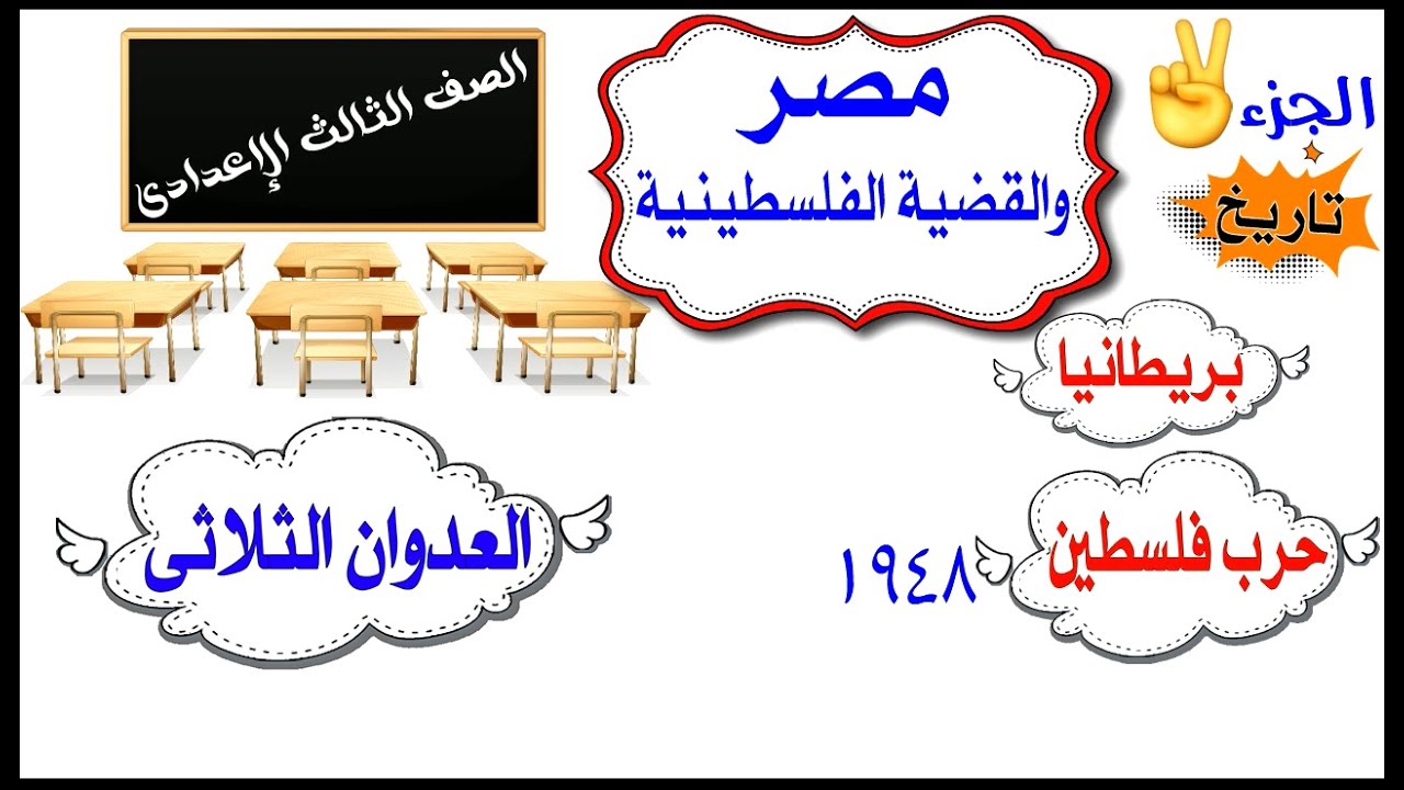 مصر والقضية الفلسطينية للصف الثالث الإعدادى | الجزء 2 | دراسات اجتماعية